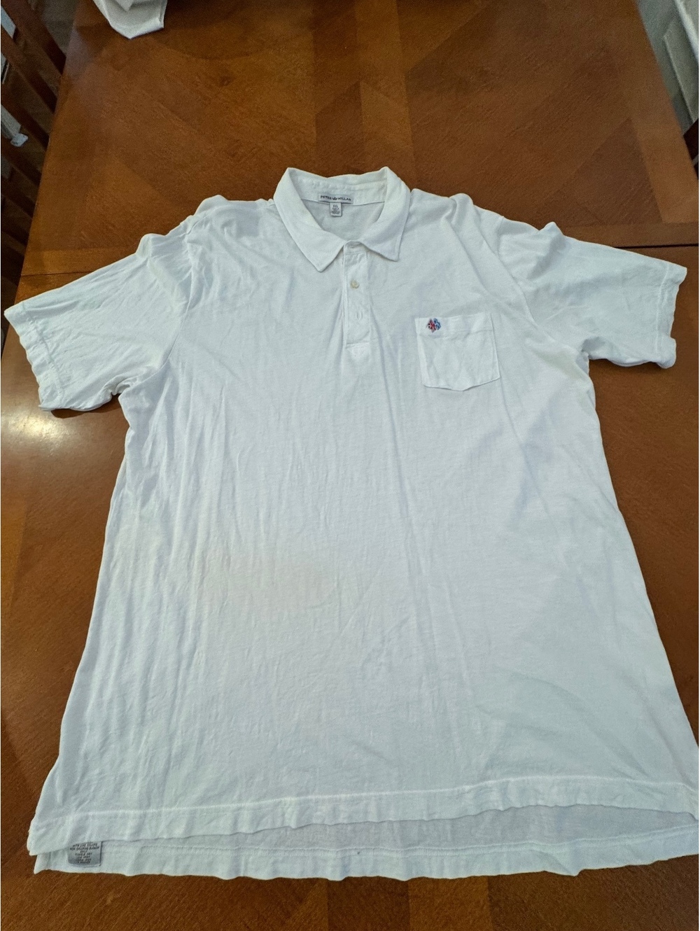 Peter Millar Men's XXL White Cotton Polo Shirt 676
